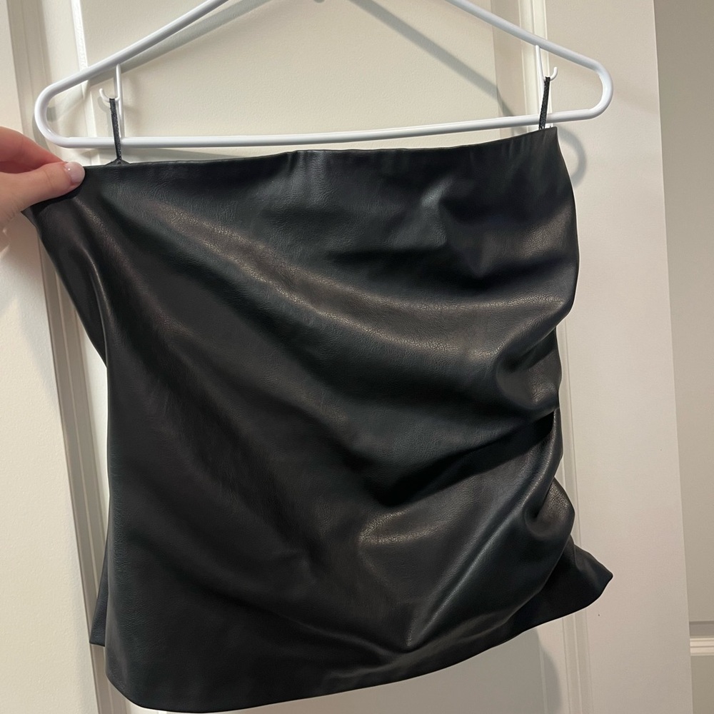 Zara Black Strapless Top